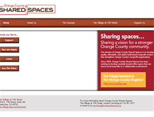 Tablet Screenshot of ocsharedspaces.org